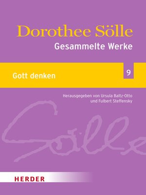 cover image of Gesammelte Werke Band 9